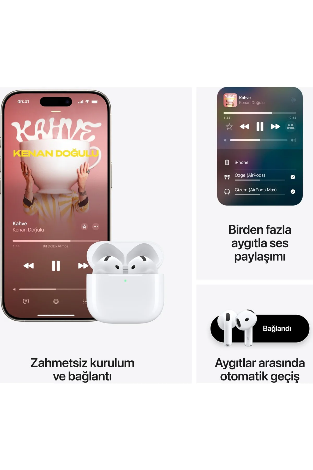 Airpods 4. Nesil (MXP63TU/A)
