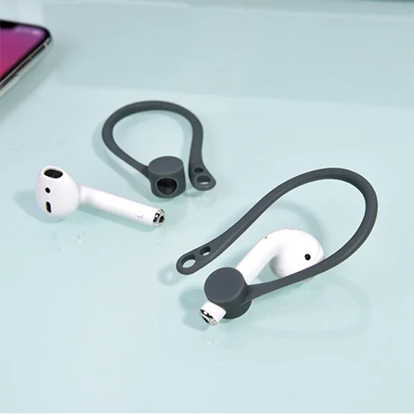 AirPods Anti-Kayış Kancası – Kulaktan Düşmeyi Önleyen Silikon Tutucu (2’li Set)
