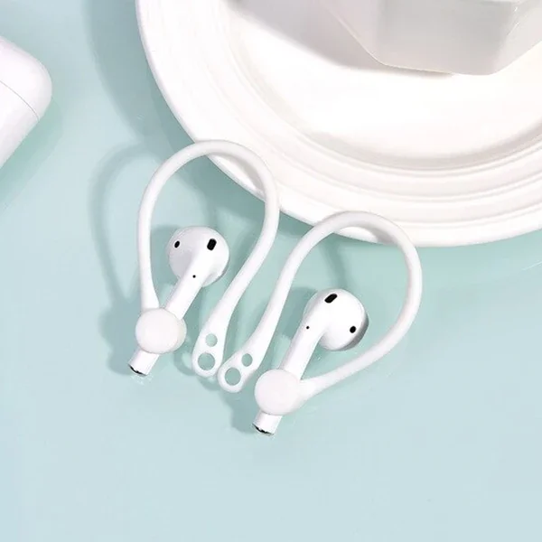 AirPods Anti-Kayış Kancası – Kulaktan Düşmeyi Önleyen Silikon Tutucu (2’li Set)