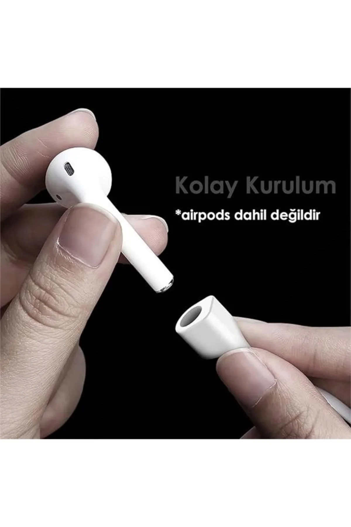 Airpods İle Uyumlu Kulaklık Askısı Boyunluk Aparatı Mıknatıslı Ai