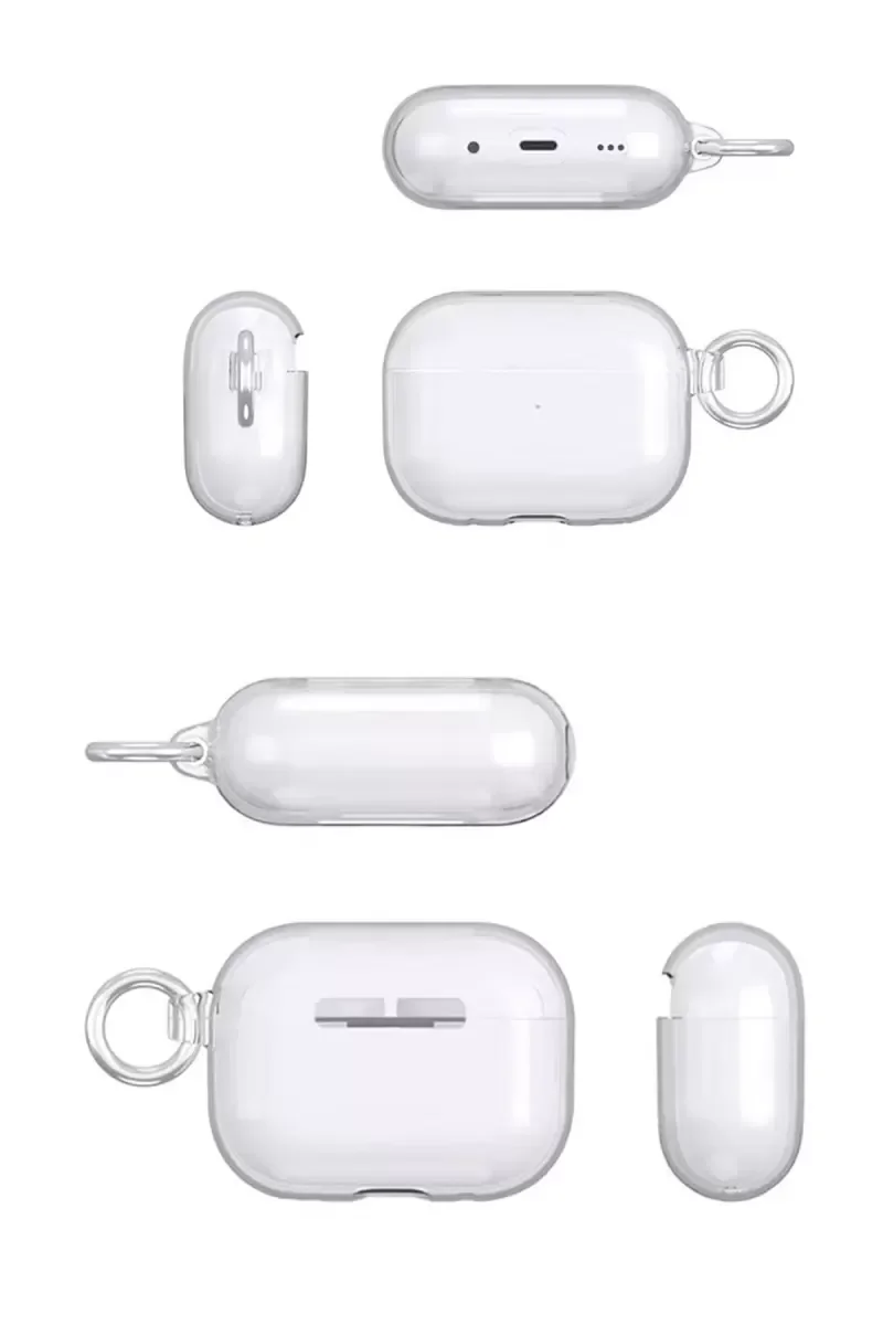 Airpods Pro 2 (2. Nesil) ile Uyumlu Shell Kılıf - Siyah