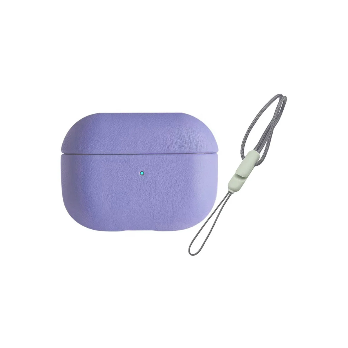 Airpods Pro 2 (2. Nesil) Lila Deri Kılıf - Şık ve Güvenli Taşıma