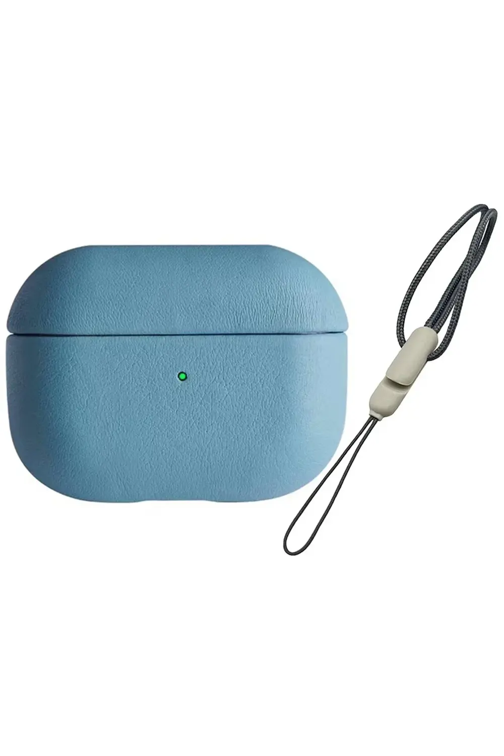 Airpods Pro 2 (2.nesil) 405 Deri Kılıf - Sierra Blue-(5796)