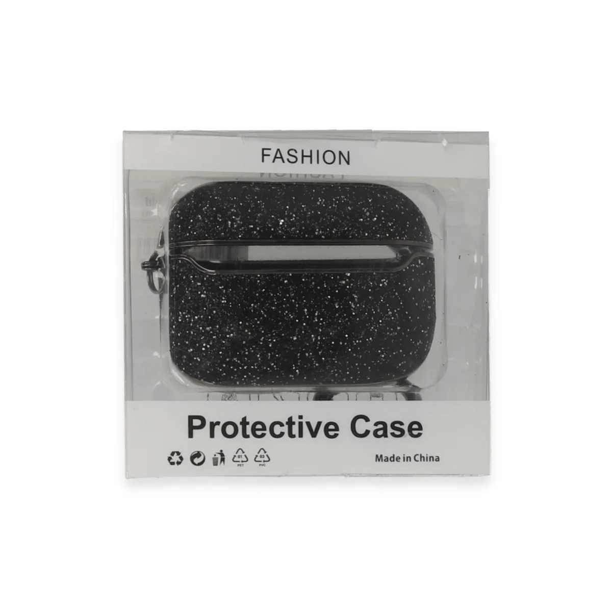 Airpods Pro 2 (2.nesil) Spell Simli Siyah Kılıf - Premium Koruma ve Şık Tasarım