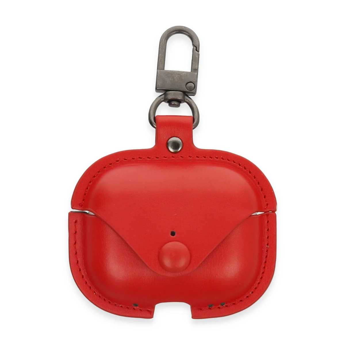 Airpods Pro 2 Deri Kılıf ve Çanta - Kırmızı, Modern ve Koruyucu