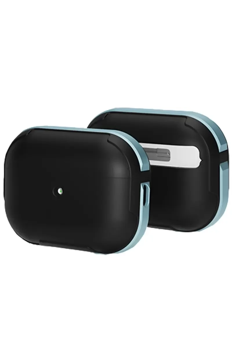 Airpods Pro 2 ile Uyumlu MO-A8 Armor Kılıf - Sierra Blue Spor Tasarım