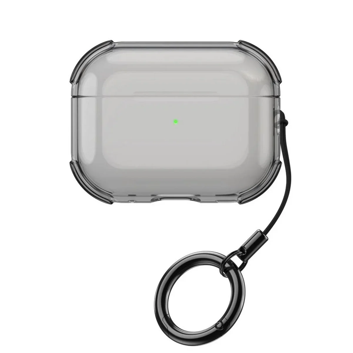 Airpods Pro 3 (3. Nesil) Showy Kılıf - Siyah TPU Yüksek Dayanıklılık Kılıfı