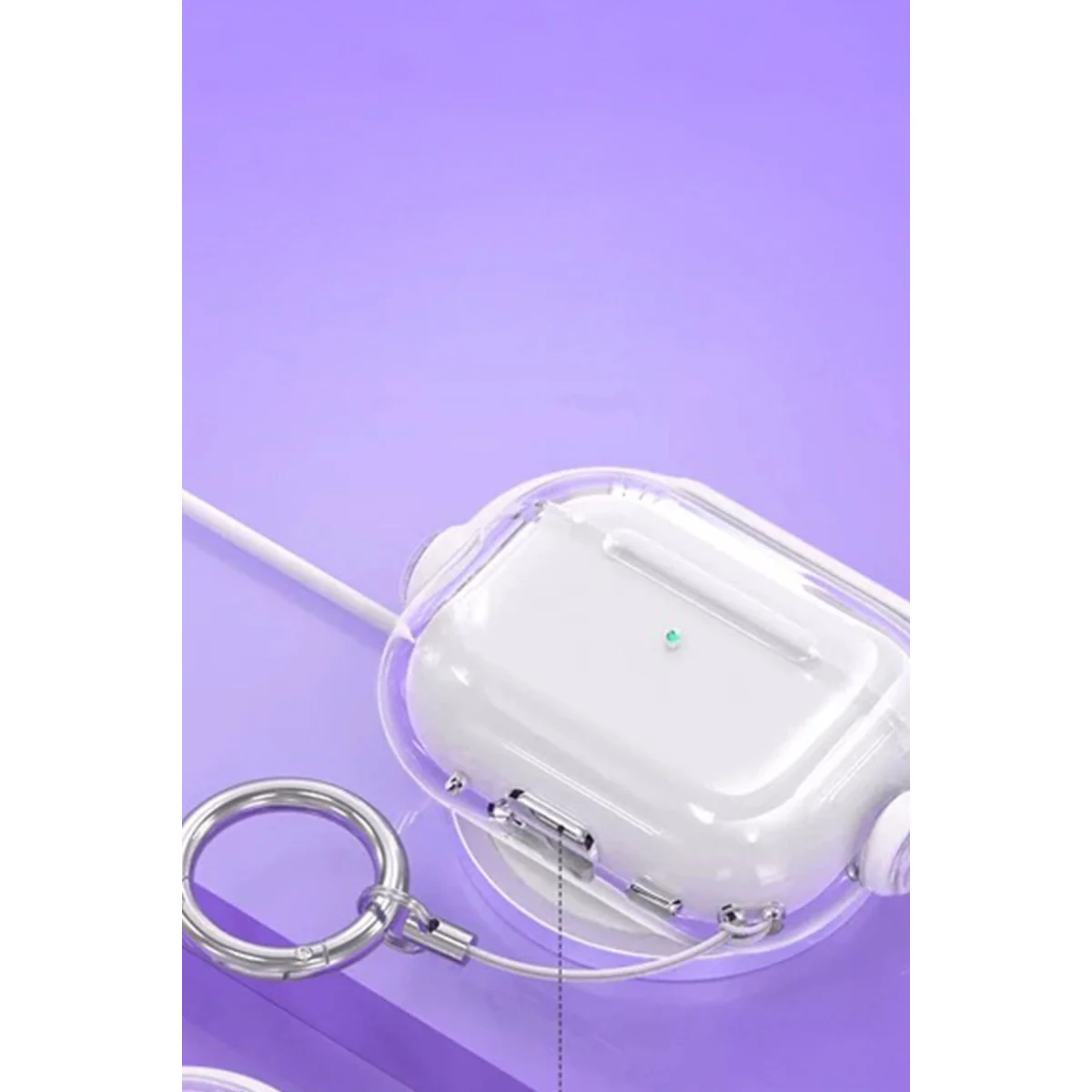 Airpods Pro 3 (3. Nesil) Kırmızı Tema Kılıf - 360° Dönebilir ve Premium Koruma
