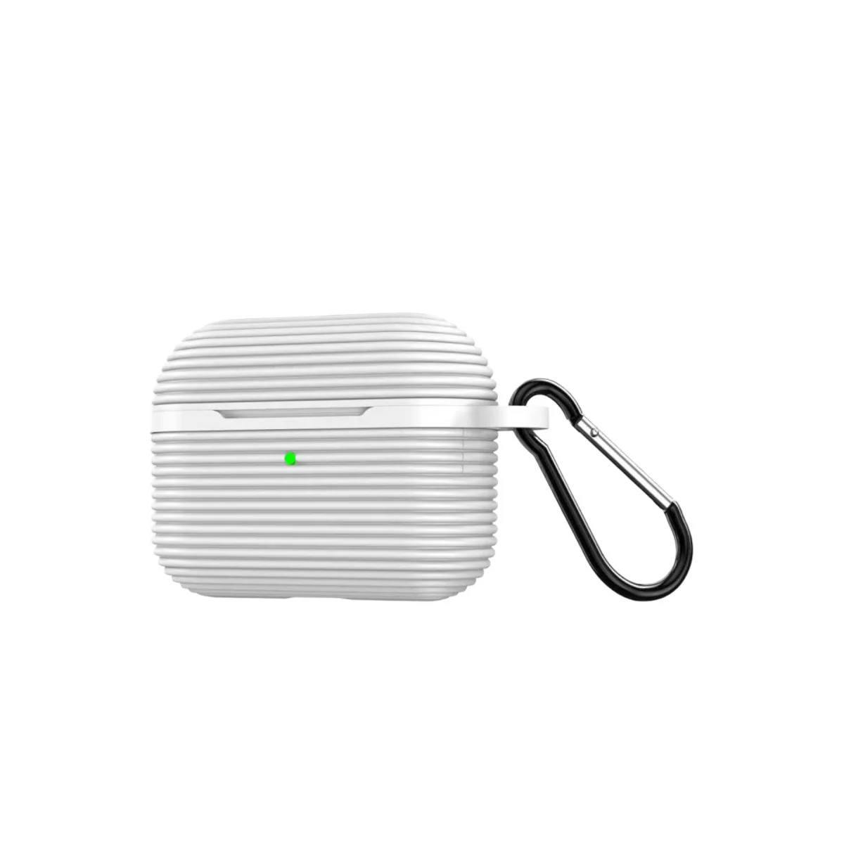 Airpods Pro 3 (3. Nesil) Raven Silikon Kılıf - Beyaz, Çizilmeye Dayanıklı ve Kaymaz Tutuş