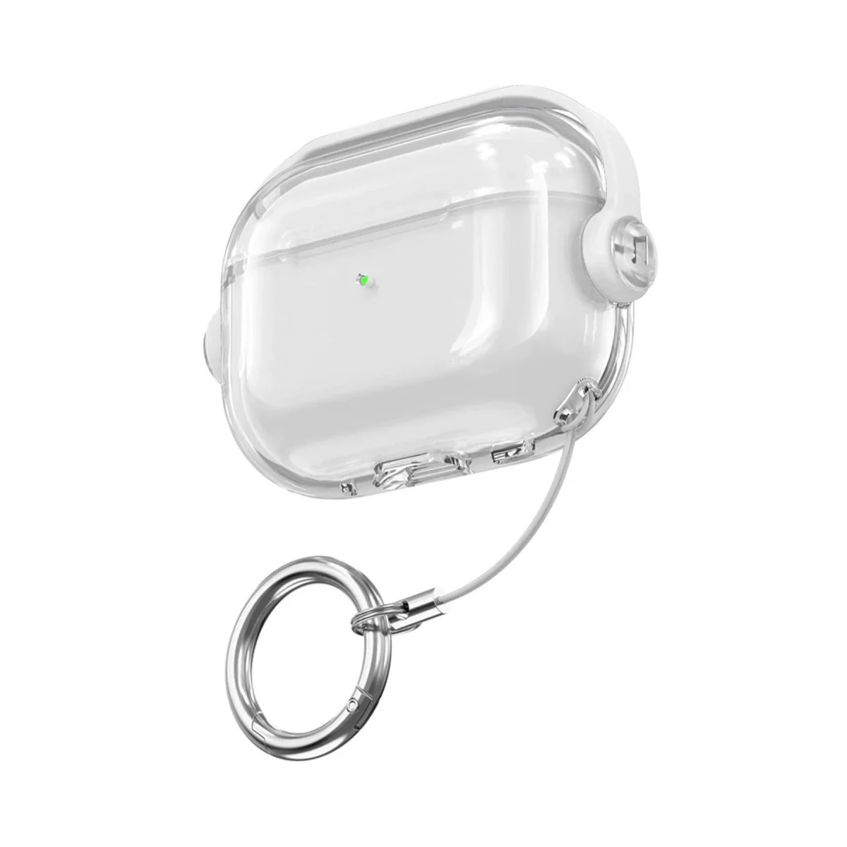 Airpods Pro 3 (3.nesil) Tema Kılıf Beyaz - 360° Döner ve Tam Koruma