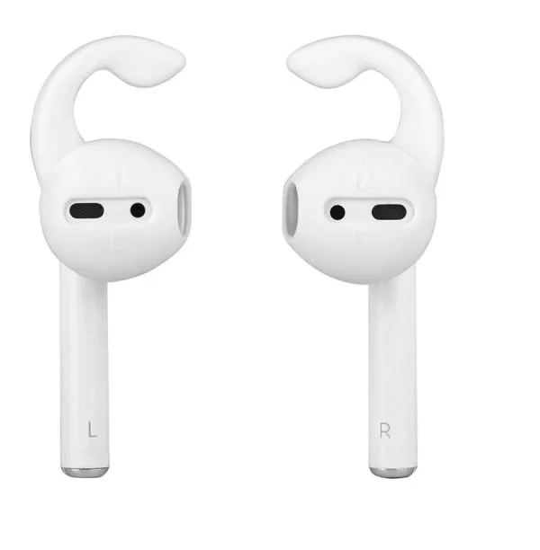AirPods Silikon Sabitleyici Kılıf – Kulaktan Düşmeyi Önleyen Sağ Sol Set