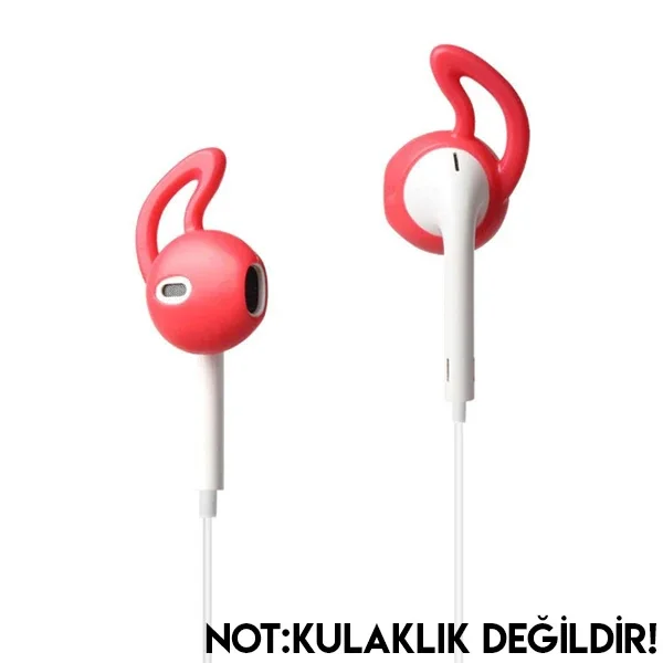 AirPods Silikon Sabitleyici Kılıf – Kulaktan Düşmeyi Önleyen Sağ Sol Set