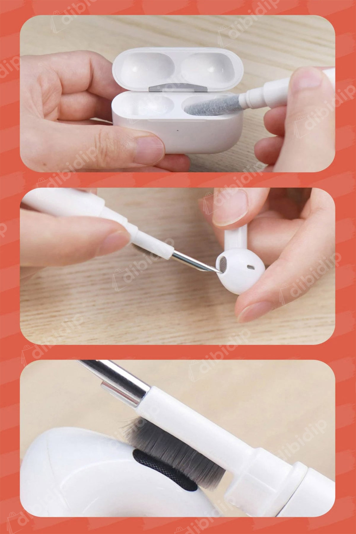 🖥️📱Airpords & Klavye Temizleme Fırçası