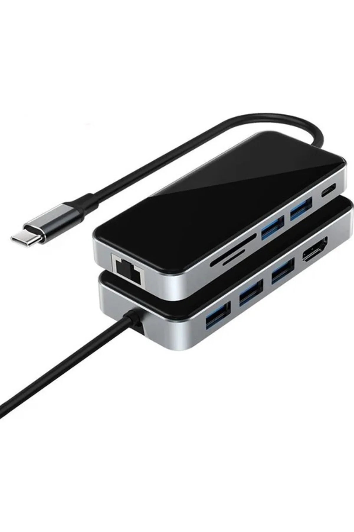 Airsky 10İn1 Type C Çevirici Gigabit Rj45 4K Hdmi 5* Usb 3.0