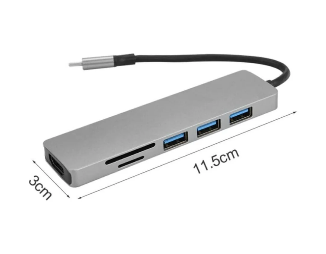Airsky Hc74c 6 İn 1 Hdmı Çevirici