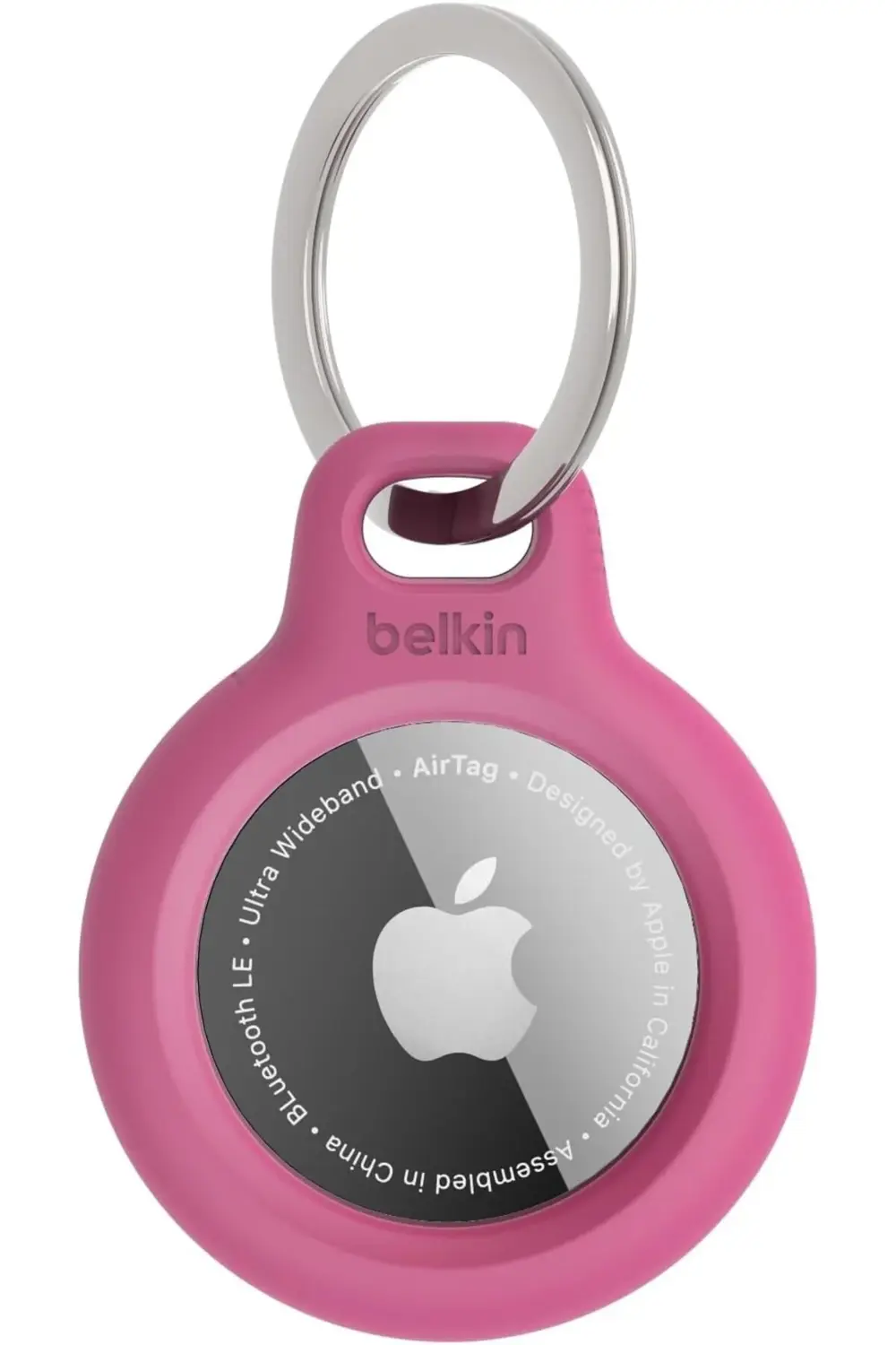 AirTag için Anahtarlıklı Kılıf - Pembe maxshtr 1053513