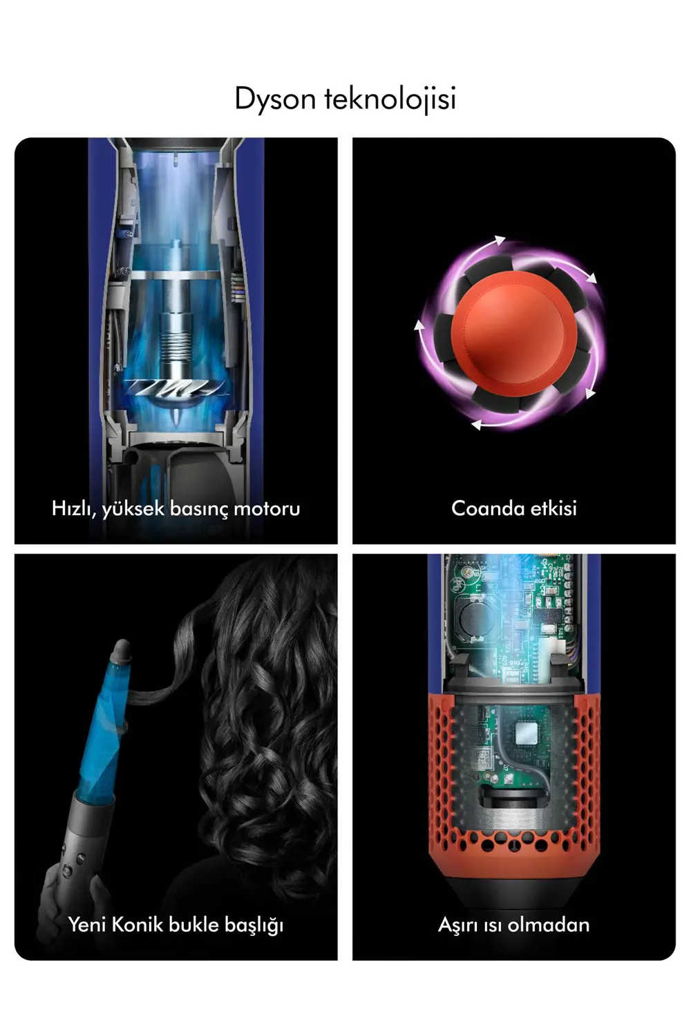 Airwrap i.d.™ saç şekillendirme ve kurutma seti - Kıvırcık+Buklel