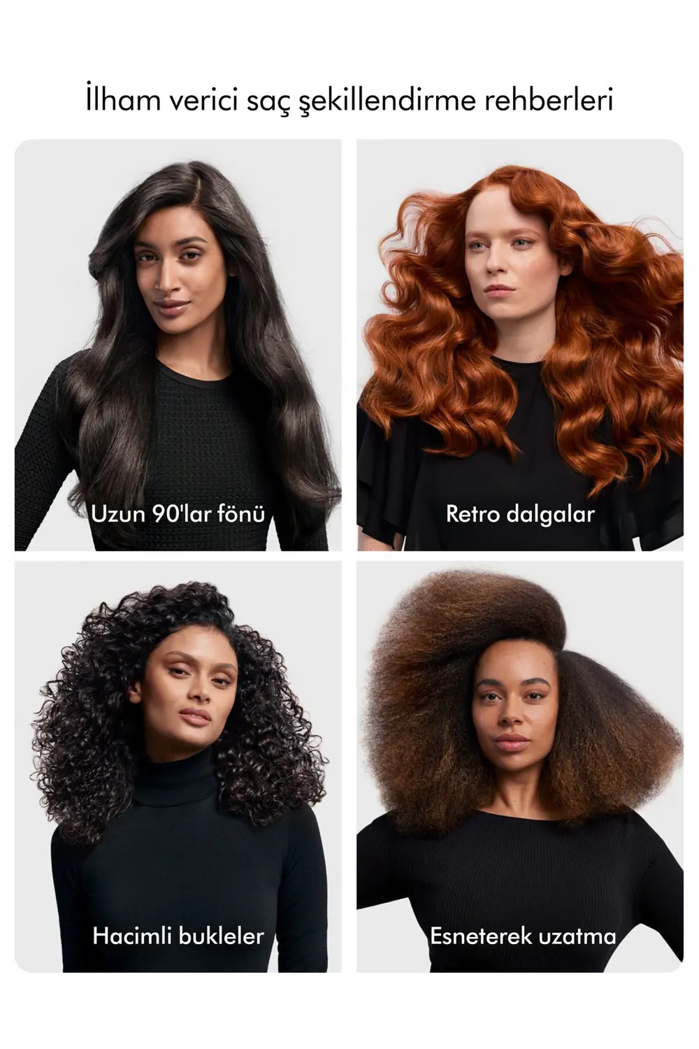 Airwrap i.d.™ saç şekillendirme ve kurutma seti - Kıvırcık+Buklel