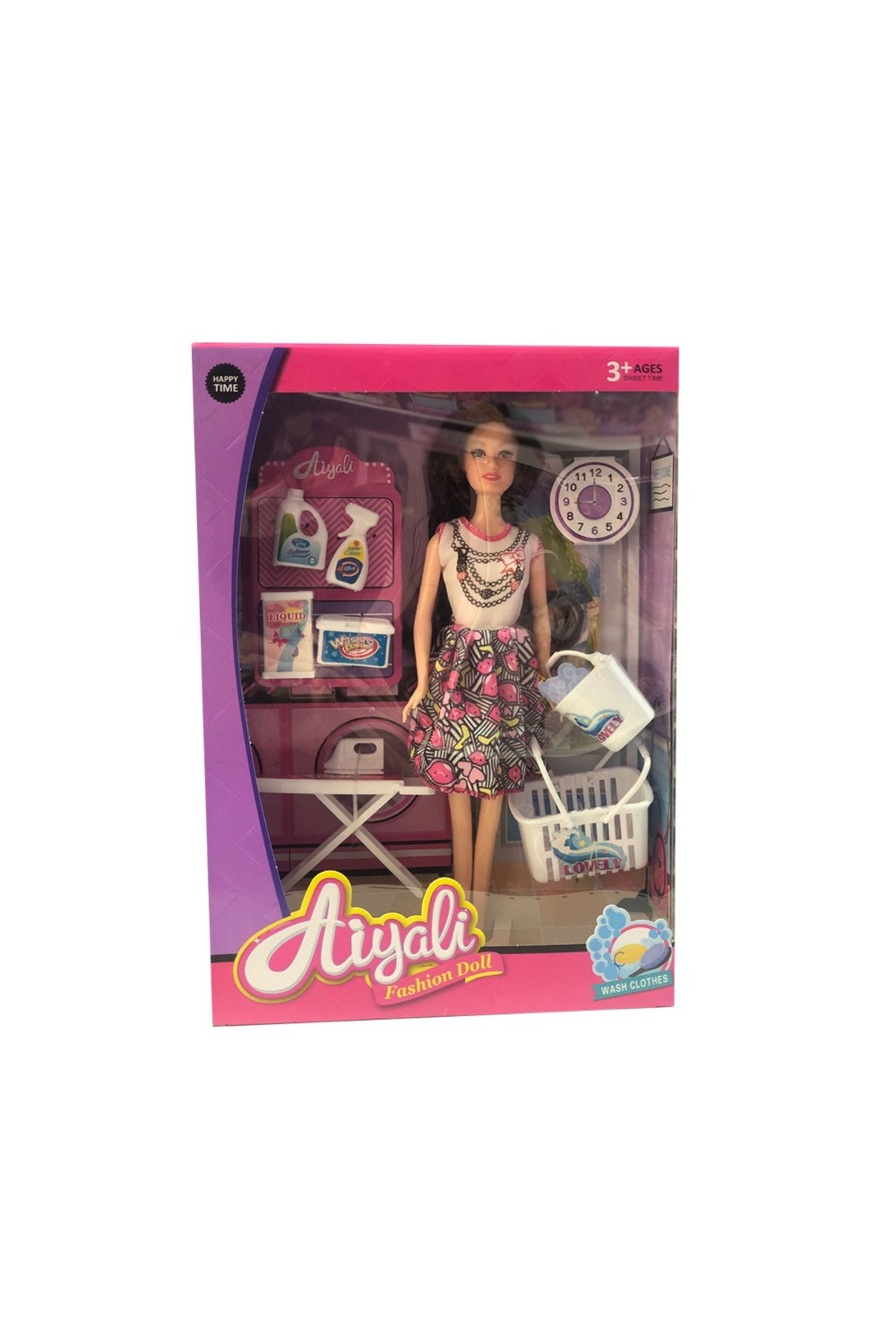 Oyuncak Store Aiyali Manken Bebek Ve Temizlik Seti