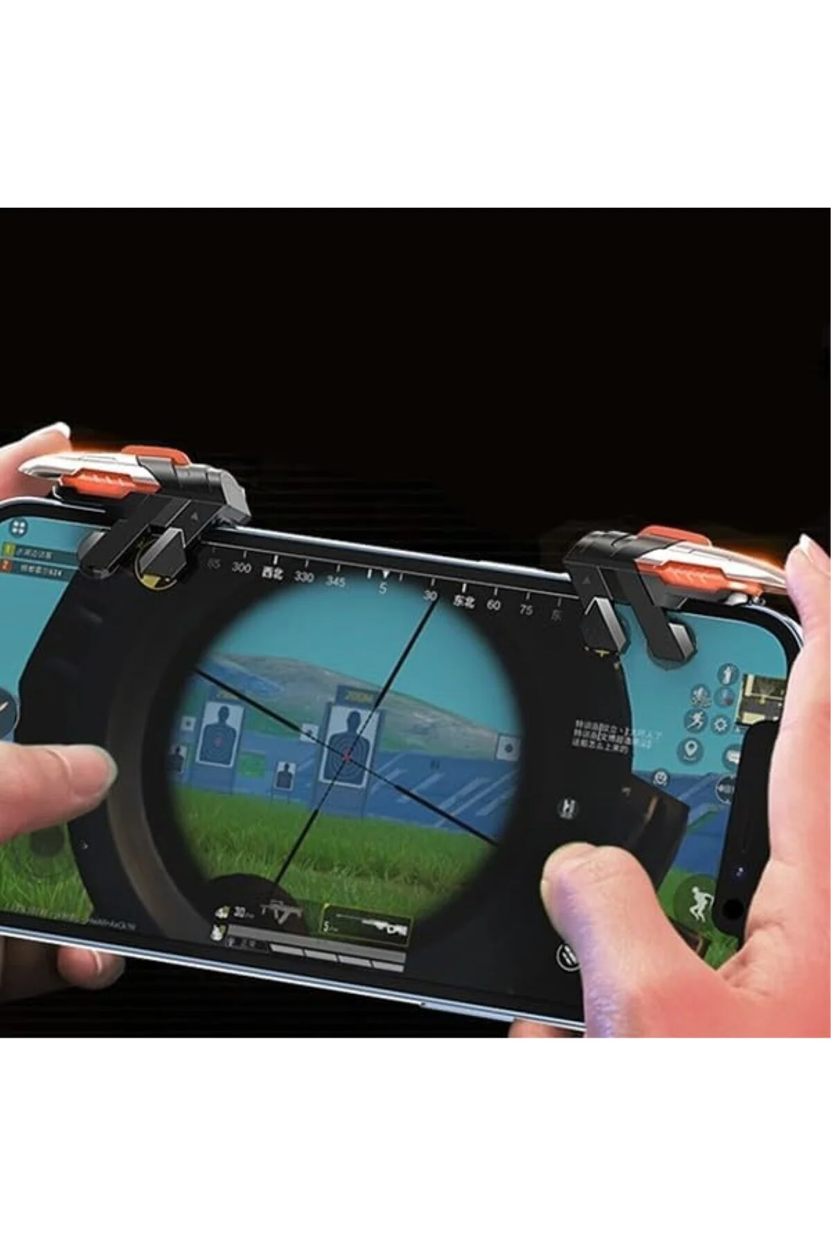 AK06 Pubg Oyun Tetik Mobil Oyun Tetik Aparatı, SIYAH