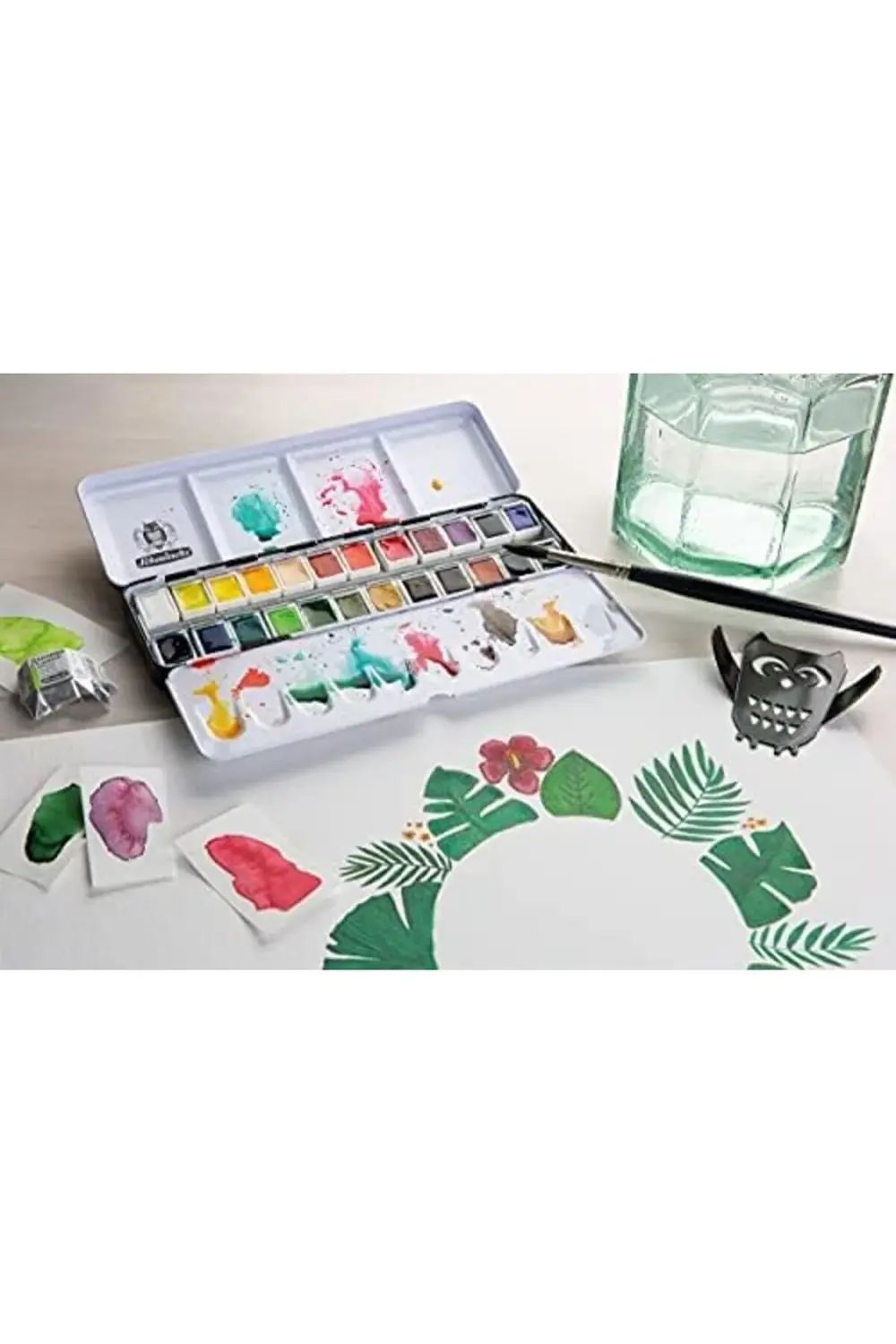 Akademie Aquarell Yarım Tablet Sulu Boya 488 Cyan 1178227