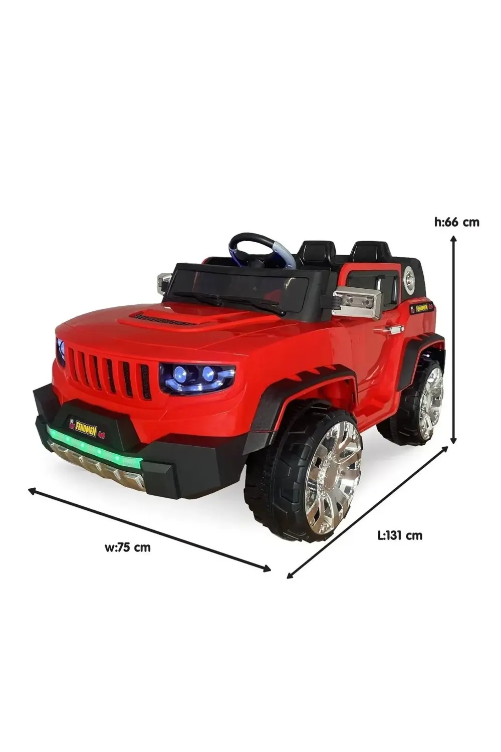 Akar Fenomen 4x4 12v Çift Kişilik Uzaktan Kumandalı Akülü Araba K