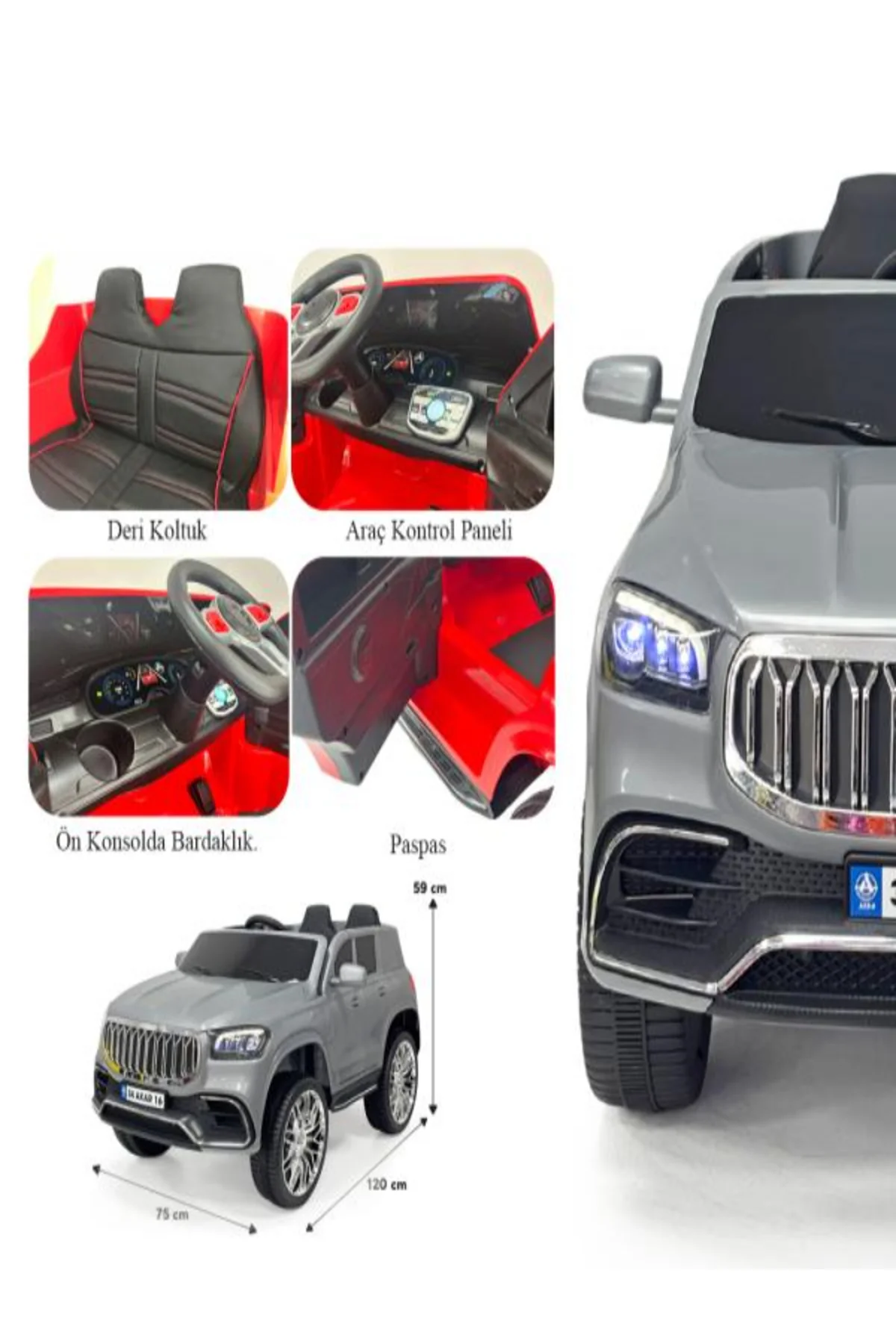 Akar GT Ata (Togg) Uzaktan Kumandalı 4X2 12 VOLT Akülü Araba!