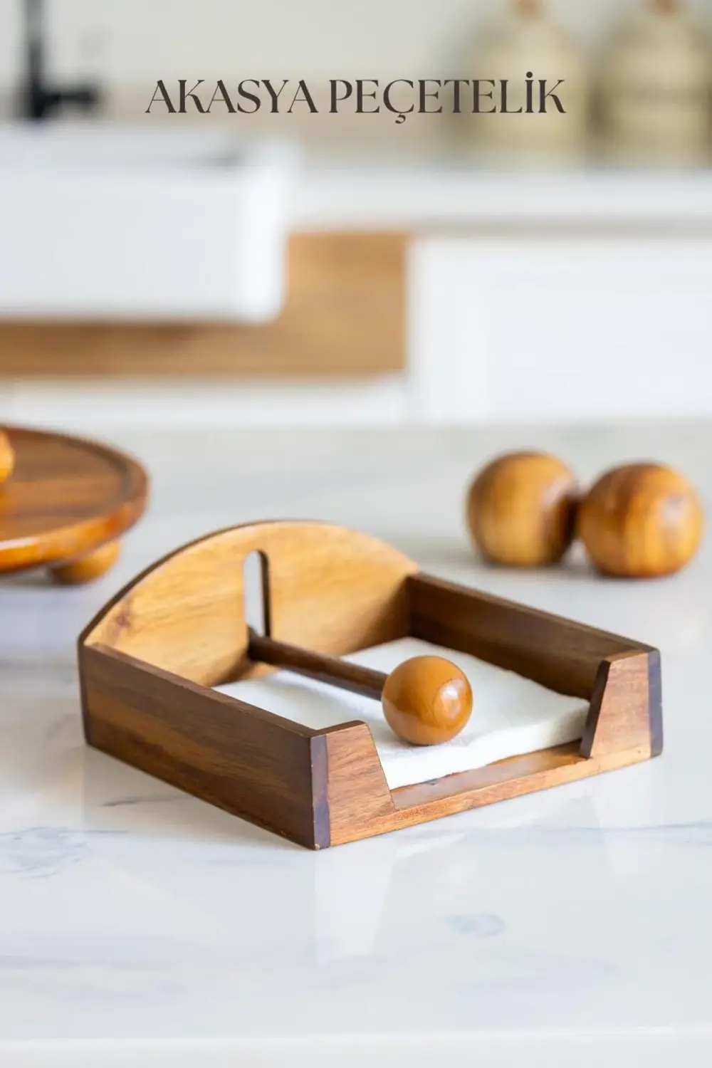 Akasya Ağacı Peçetelik - Şık ve Fonksiyonel