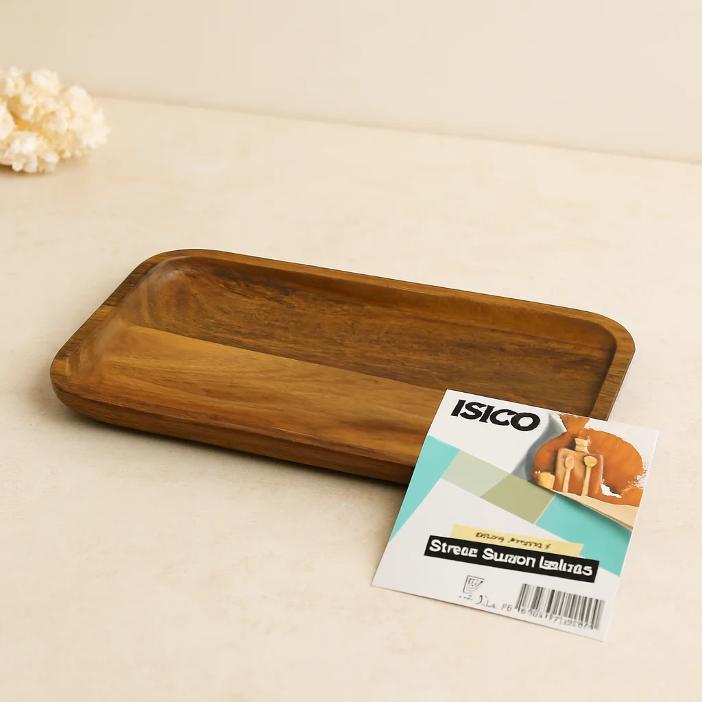Akasya Ahşap Dikdörtgen Servis Tepsisi 25x14x1.4 cm Fiyatı, Yorumları ve Özellikleri