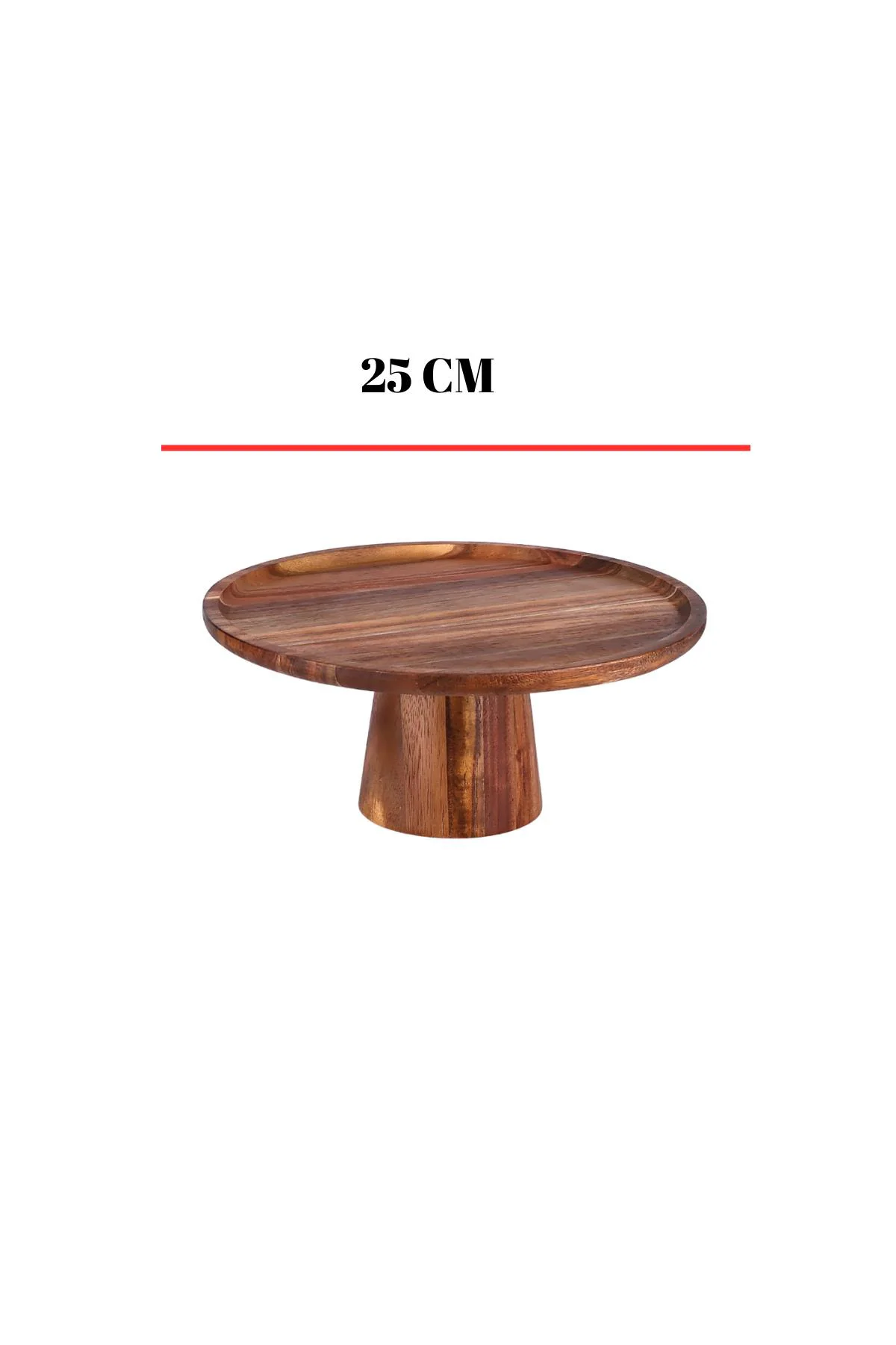 Akasya Ayaklı Sunumluk & Sunum Tabağı & Sunum Servisi 25x25x10 cm Akasya Ayaklı Sunumluk & Sunum Tabağı & Sunum Servisi 25x25x10 cm