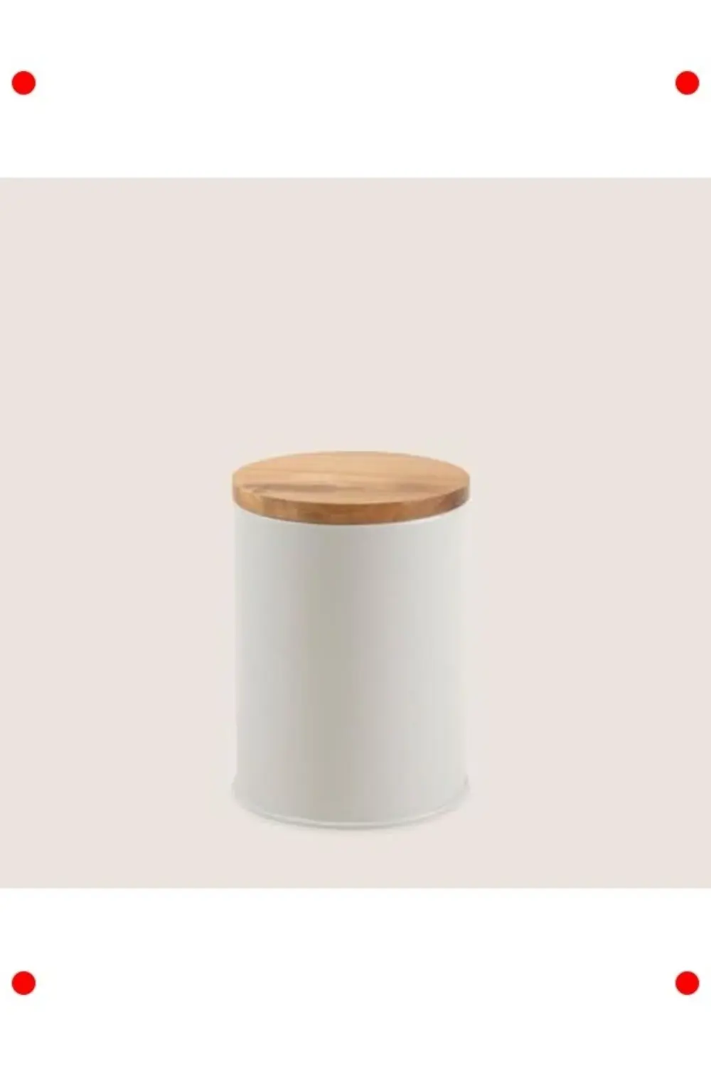 Akasya Desenli Metal Saklama Kanozu (14x11 cm)