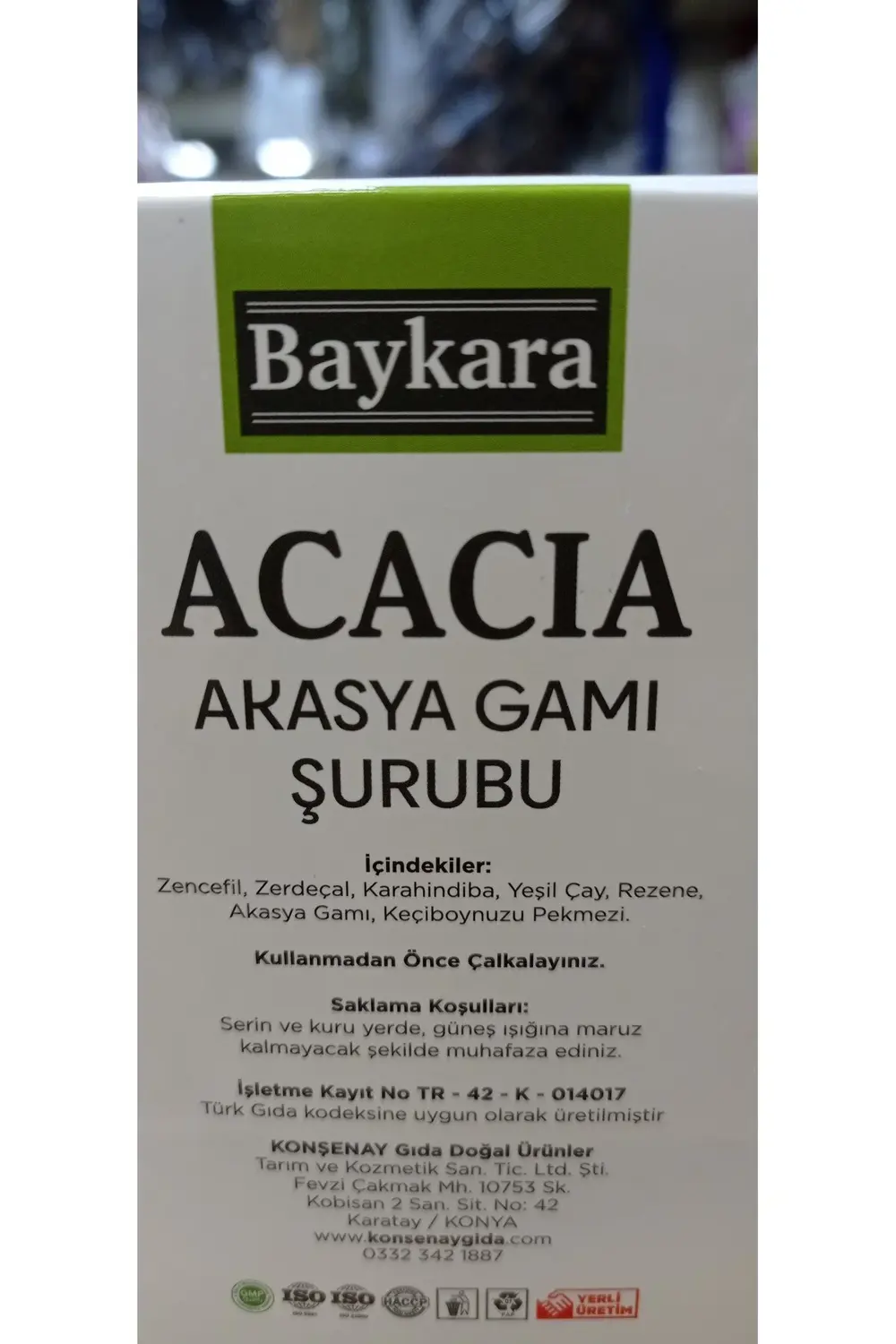 Akasya Gamı Şurubu 350 ml Doğal ve Katkısız