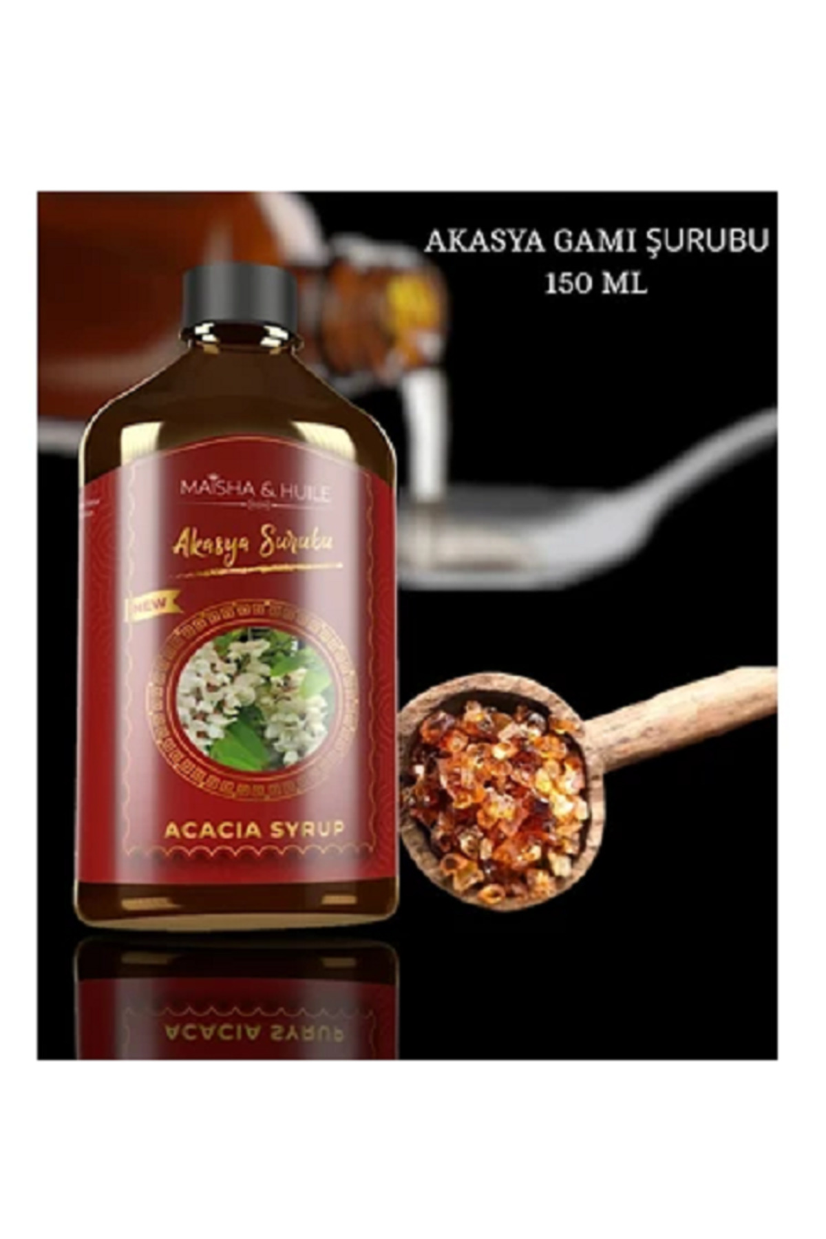 Akasya Gamı Şurubu Acacia Syrup 150 ml Akasya Gamı Şurubu Acacia Syrup 150 ml