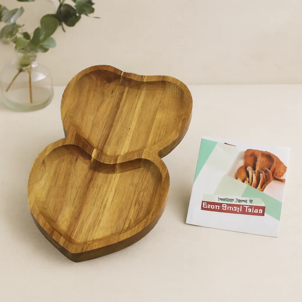 Akasya Kalpli 2 Bölmeli Ahşap Servis Tepsisi 25x14x1.4 cm Fiyatı, Yorumları ve Özellikleri