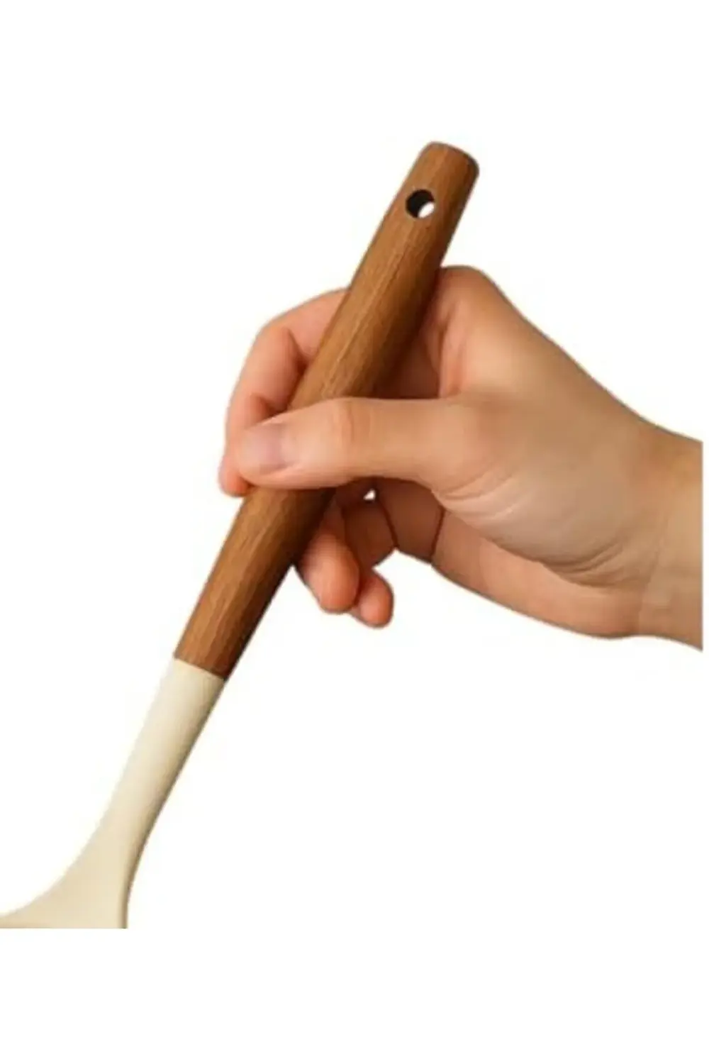 Akasya Saplı Kepçe – Kullanışlı, Yanmaz, Dayanıklı ve Şık Mutfak