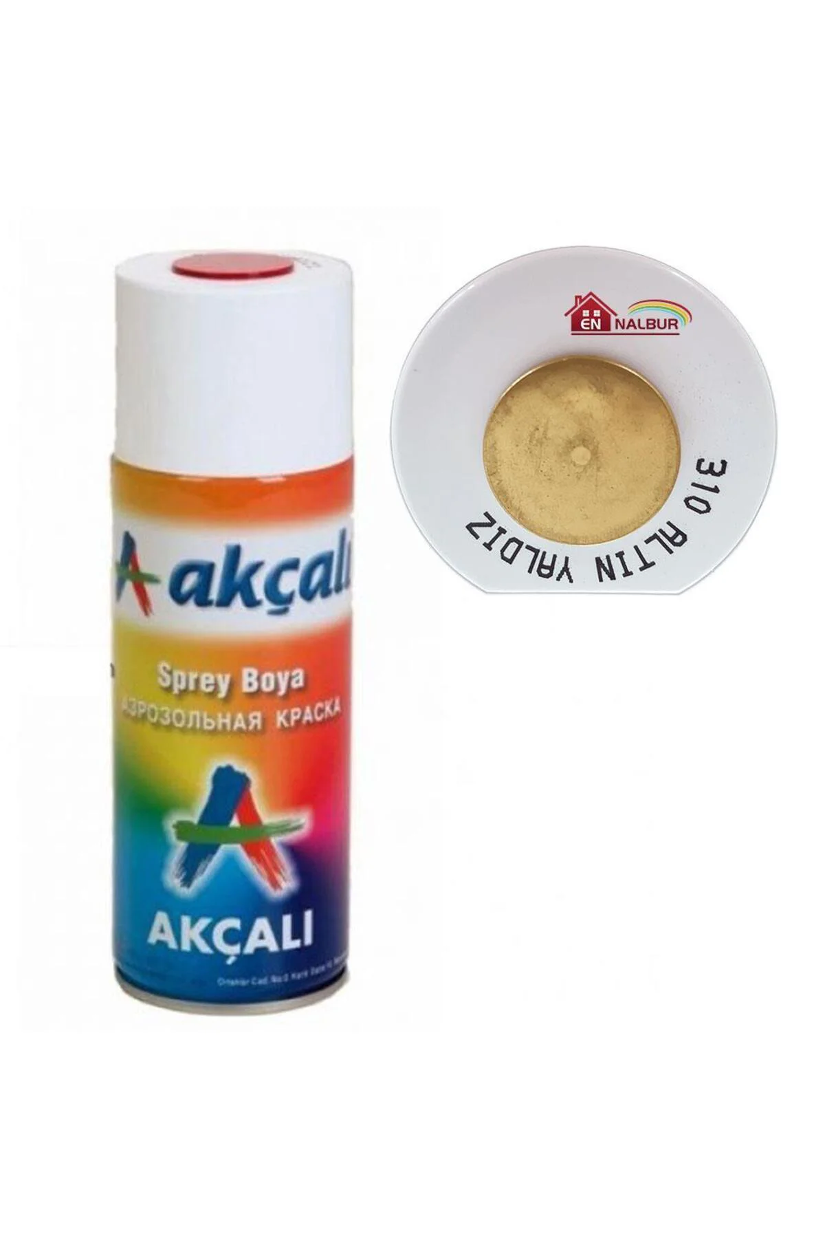 Akçalı Sprey Boya 400 Ml 310 Altın Yaldız