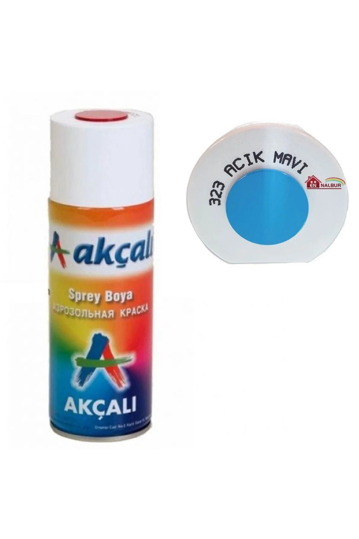 Akçalı Sprey Boya 400 Ml 323 Açık Mavi
