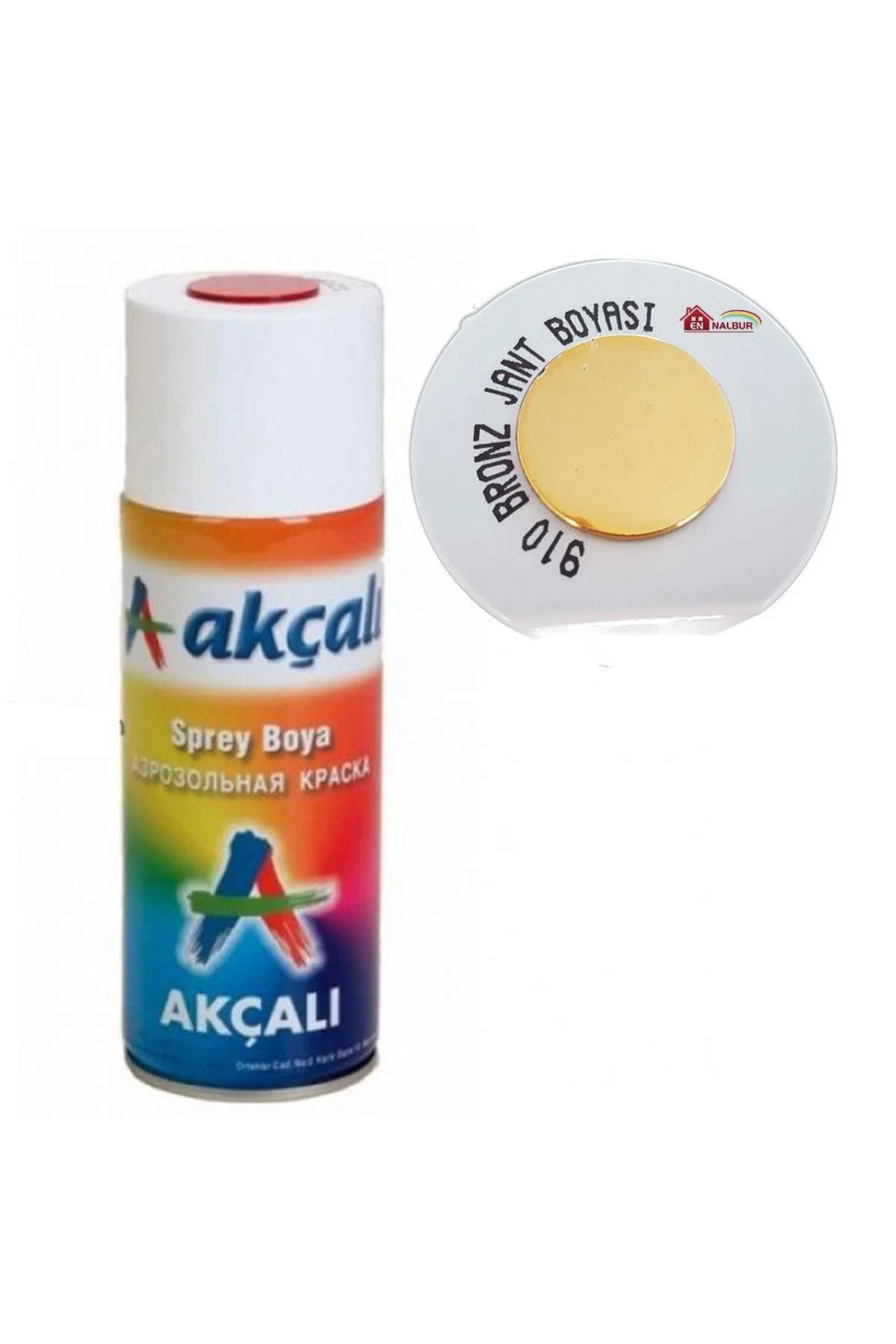 Akçalı Sprey Boya 400 Ml 910 Bronz Jant