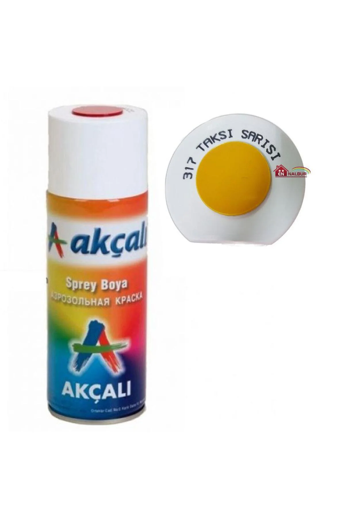 Akçalı Sprey Boya 400 Ml 317 Taksi Sarısı
