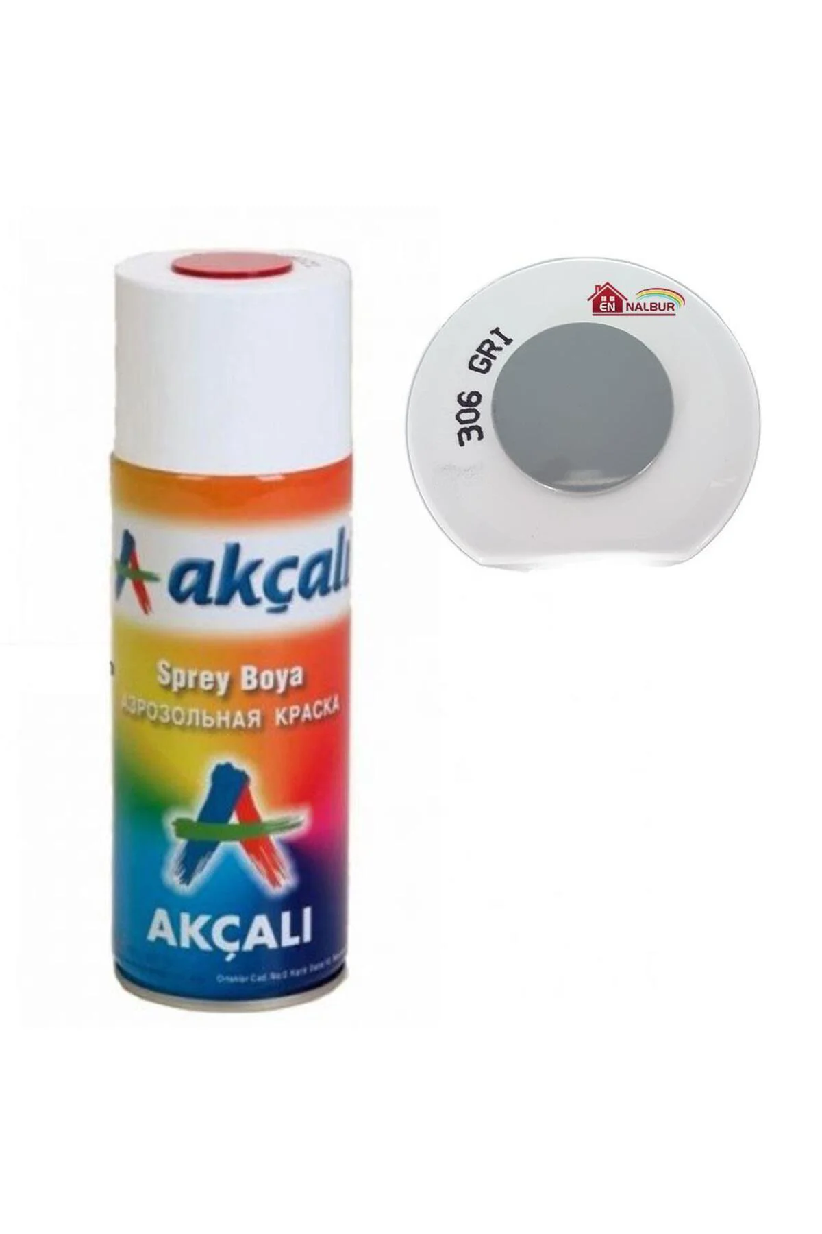 Akçalı Sprey Boya 400 Ml 306 Gri