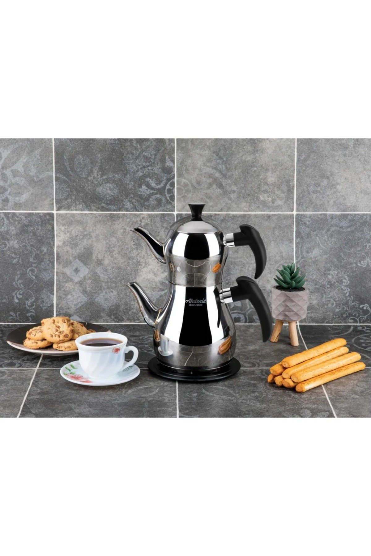 Elif Aksesuar Akdeniz Love Aile Boy Çaydanlık