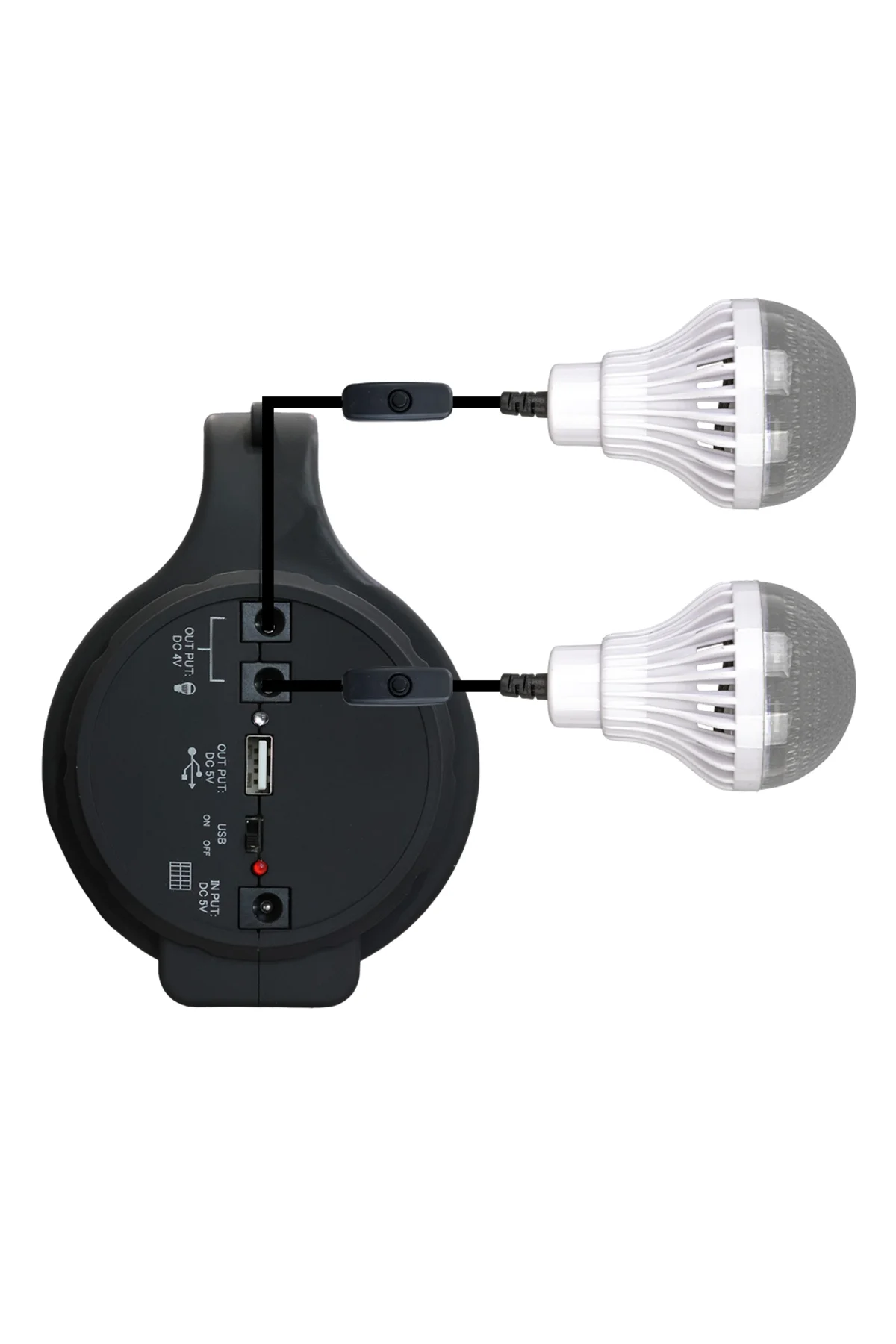 Akdenizpos Kg01 Yajıa Yj-1902T 5 W 22 Smd Led 2 Ampullü Solar Işı