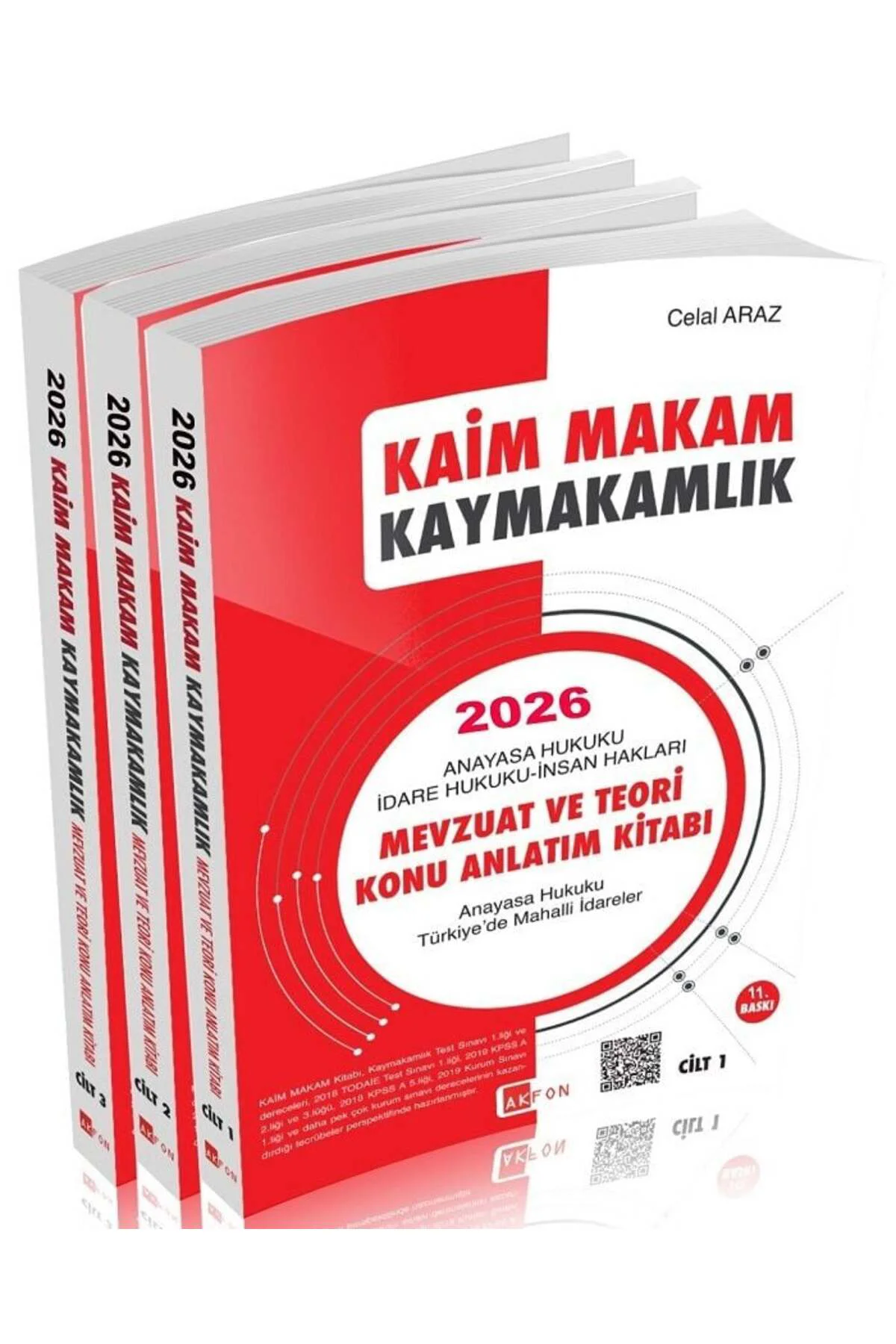 Akfon 2026 Baskı Yeni KAİM MAKAM Kaymakamlık Mevzuat ve Teori Kon