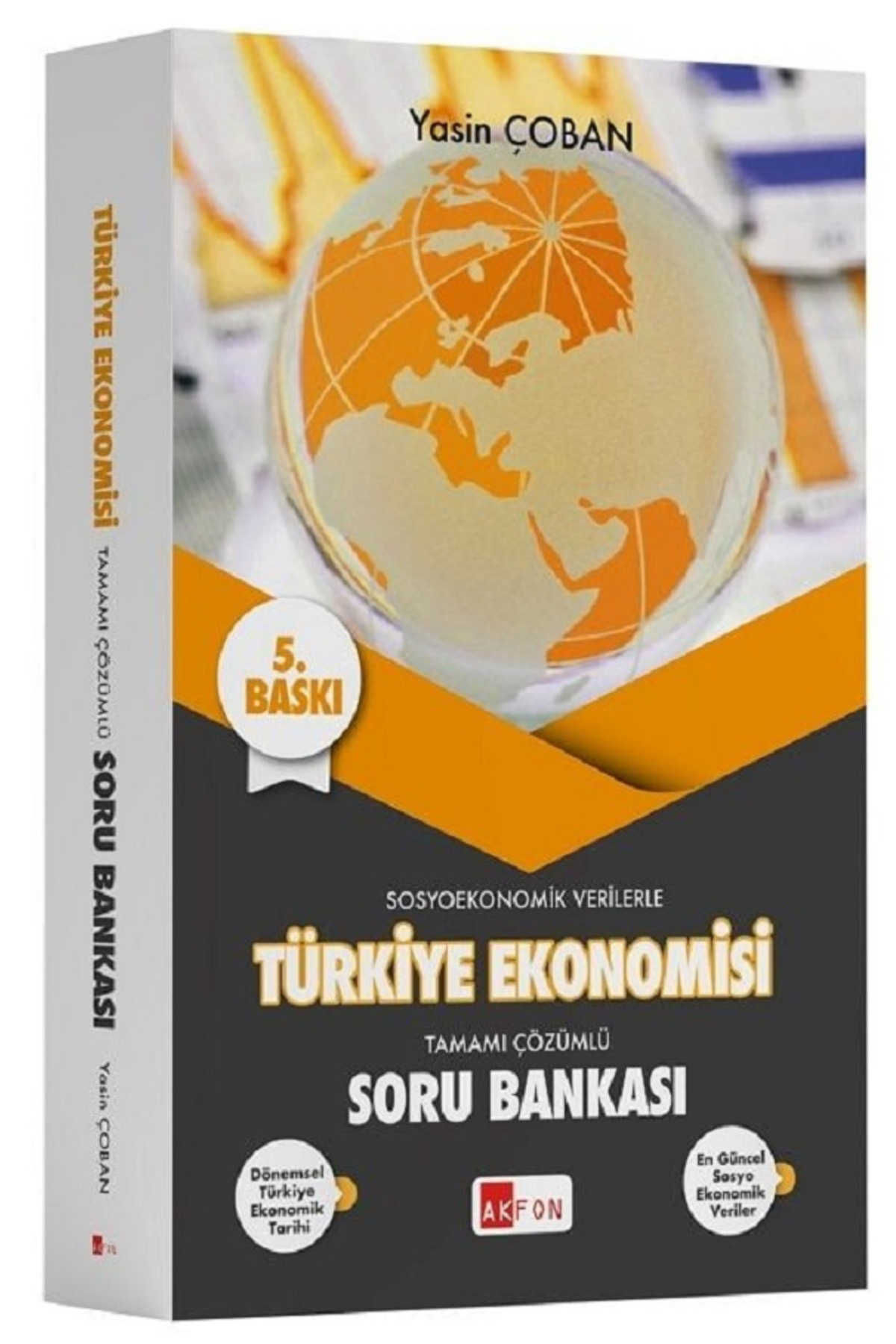 Akfon Türkiye Ekonomisi Soru Bankası Çözümlü 5. Baskı - Yasin Çob