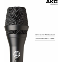 Akg  P3s Dinamik Vokal Ve Enstrüman Mikrofonu - Siyah