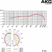 Akg  P3s Dinamik Vokal Ve Enstrüman Mikrofonu - Siyah