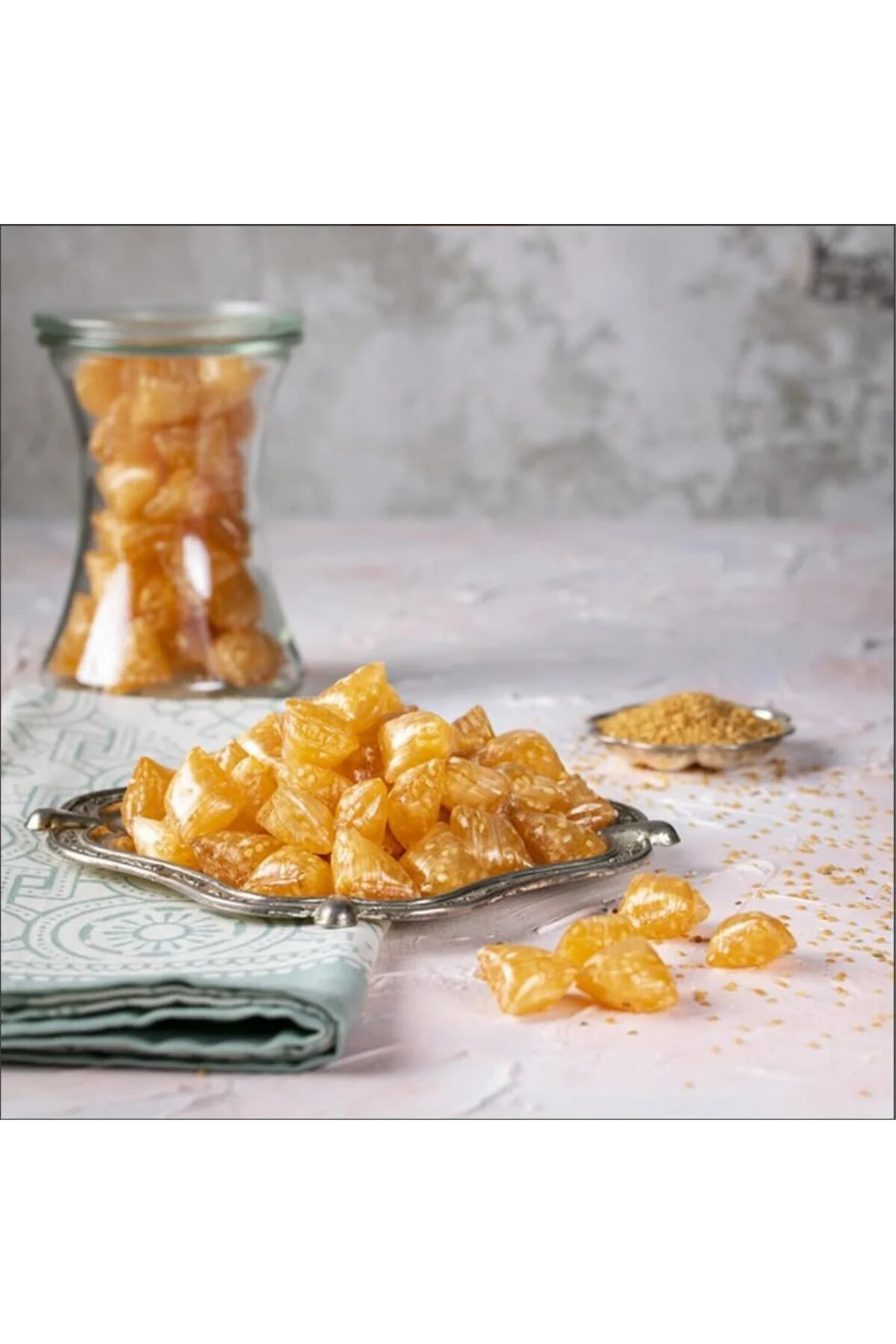 Akide Şekeri Çeşitleri 1000Gr (Susamlı)