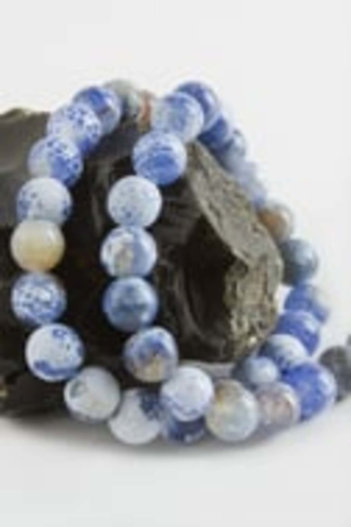 Akik Taşı 10 mm Mavi