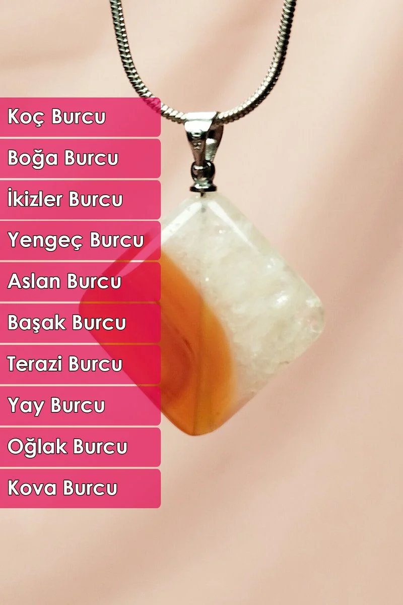 Akik Taşlı El Yapımı Kolye – Doğal Taş Aksesuar, Kutulu Hediye Fiyatı, Yorumları ve Özellikleri