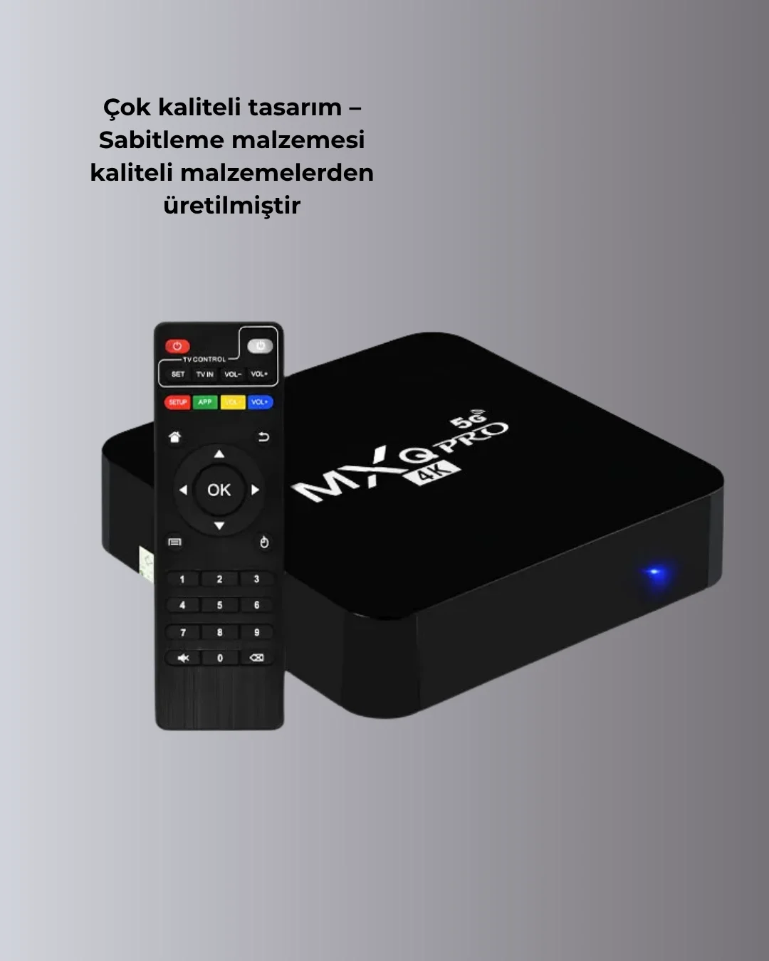 Akıllı Android TV Box – 4K Çözünürlük, 2GB RAM, 16GB Depolama, Hızlı Wi-Fi Fiyatı, Yorumları ve Özellikleri